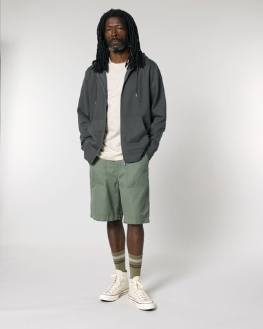 Cultivator 2.0 - Der Iconic Unisex-Zip-Hoodie - Anthracite - XS bedrucken, Art.-Nr. STSU179C253XS