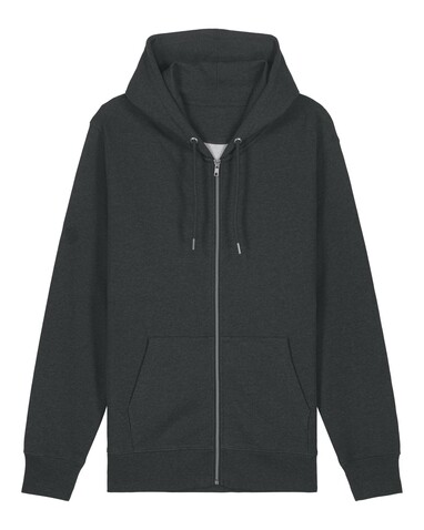 Cultivator 2.0 - Der Iconic Unisex-Zip-Hoodie - Dark Heather Grey - S bedrucken, Art.-Nr. STSU179C6511S