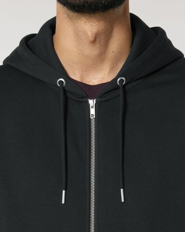 Cultivator 2.0 - Der Iconic Unisex-Zip-Hoodie - Black - XL bedrucken, Art.-Nr. STSU179C0021X