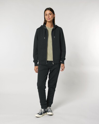 Cultivator 2.0 - Der Iconic Unisex-Zip-Hoodie - Black - L bedrucken, Art.-Nr. STSU179C0021L