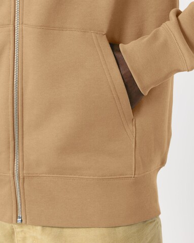 Cultivator 2.0 - Der Iconic Unisex-Zip-Hoodie - Latte - 3XL bedrucken, Art.-Nr. STSU179C1123X