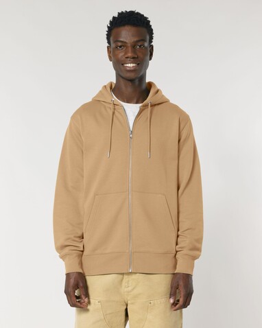 Cultivator 2.0 - Der Iconic Unisex-Zip-Hoodie - Latte - L bedrucken, Art.-Nr. STSU179C1121L