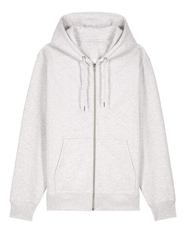 Cultivator 2.0 - Der Iconic Unisex-Zip-Hoodie - Cool Heather Grey - M bedrucken, Art.-Nr. STSU179C1461M