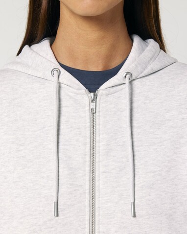 Cultivator 2.0 - Der Iconic Unisex-Zip-Hoodie - Cool Heather Grey - XXL bedrucken, Art.-Nr. STSU179C1462X
