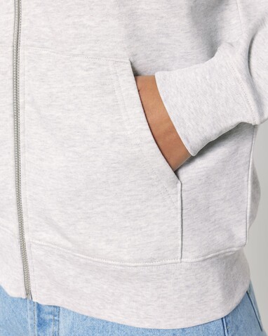 Cultivator 2.0 - Der Iconic Unisex-Zip-Hoodie - Cool Heather Grey - S bedrucken, Art.-Nr. STSU179C1461S