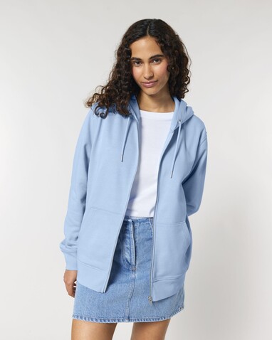 Cultivator 2.0 - Der Iconic Unisex-Zip-Hoodie - Blue Soul - XS bedrucken, Art.-Nr. STSU179C149XS