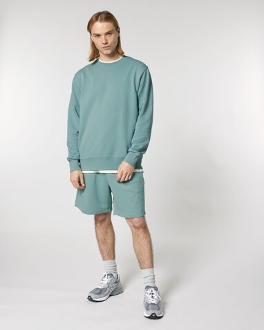 Matcher - Das Rundhals-Unisex-Sweatshirt aus French Terry - Teal Monstera - S bedrucken, Art.-Nr. STSU799C0601S Matcher - Das Rundhals-Unisex-Sweatshirt aus French Terry - Teal Monstera - S bedrucken, Art.-Nr. STSU799C0601S