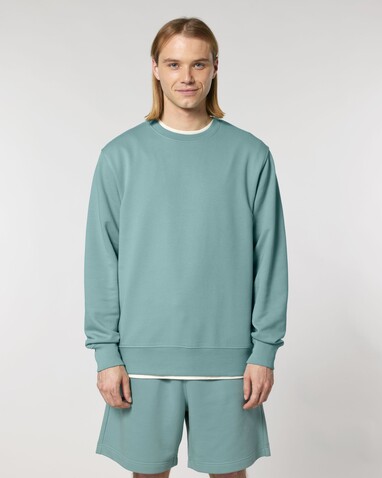 Matcher - Das Rundhals-Unisex-Sweatshirt aus French Terry - Teal Monstera - S bedrucken, Art.-Nr. STSU799C0601S Matcher - Das Rundhals-Unisex-Sweatshirt aus French Terry - Teal Monstera - S bedrucken, Art.-Nr. STSU799C0601S