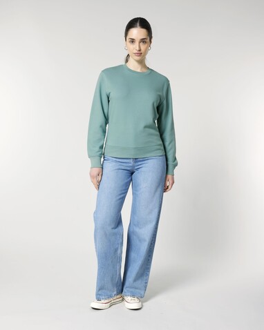 Matcher - Das Rundhals-Unisex-Sweatshirt aus French Terry - Teal Monstera - 3XL bedrucken, Art.-Nr. STSU799C0603X Matcher - Das Rundhals-Unisex-Sweatshirt aus French Terry - Teal Monstera - 3XL bedrucken, Art.-Nr. STSU799C0603X