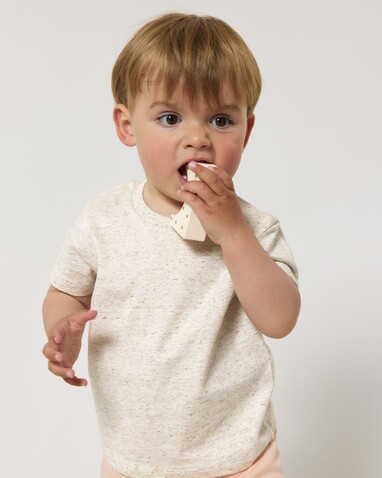 Baby Creator - Das Iconic Baby-T-Shirt - Eco Heather - 12-18 m/80-86cm bedrucken, Art.-Nr. STTB918C147B3