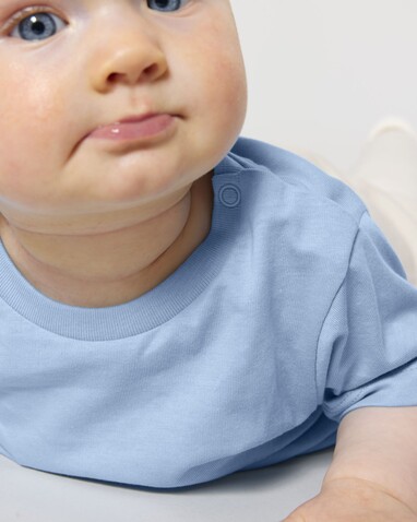 Baby Creator - Das Iconic Baby-T-Shirt - Blue Soul - 6-12 m/68-80cm bedrucken, Art.-Nr. STTB918C149B2
