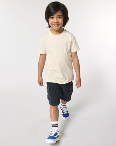 Mini Creator 2.0 - Das Iconic Kinder-T-Shirt - Natural Raw - 7-8/122-128cm bedrucken, Art.-Nr. STTK184C05407