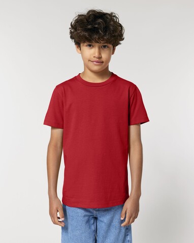 Mini Creator 2.0 - Das Iconic Kinder-T-Shirt - Red - 9-11/134-146cm bedrucken, Art.-Nr. STTK184C00409