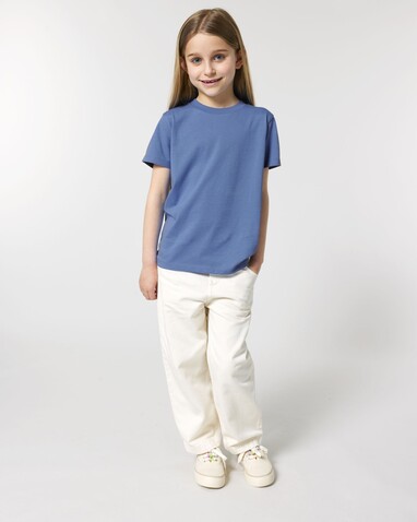 Mini Creator 2.0 - Das Iconic Kinder-T-Shirt - Bright Blue - 7-8/122-128cm bedrucken, Art.-Nr. STTK184C05307
