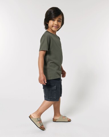 Mini Creator 2.0 - Das Iconic Kinder-T-Shirt - Khaki - 5-6/110-116cm bedrucken, Art.-Nr. STTK184C22305