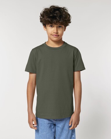 Mini Creator 2.0 - Das Iconic Kinder-T-Shirt - Khaki - 5-6/110-116cm bedrucken, Art.-Nr. STTK184C22305