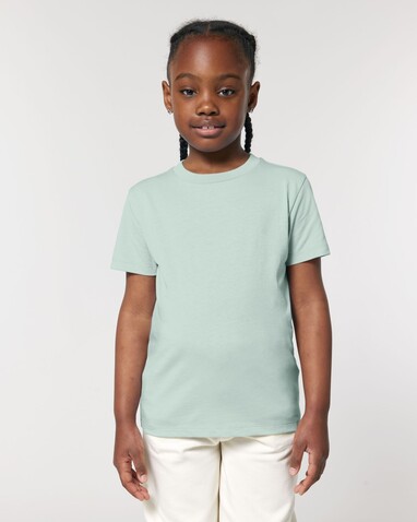Mini Creator 2.0 - Das Iconic Kinder-T-Shirt - Caribbean Blue - 5-6/110-116cm bedrucken, Art.-Nr. STTK184C72405
