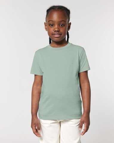 Mini Creator 2.0 - Das Iconic Kinder-T-Shirt - Aloe - 9-11/134-146cm bedrucken, Art.-Nr. STTK184C08909