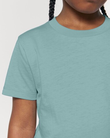 Mini Creator 2.0 - Das Iconic Kinder-T-Shirt - Teal Monstera - 9-11/134-146cm bedrucken, Art.-Nr. STTK184C06009