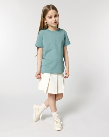 Mini Creator 2.0 - Das Iconic Kinder-T-Shirt - Teal Monstera - 7-8/122-128cm bedrucken, Art.-Nr. STTK184C06007