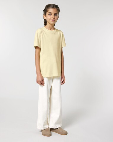Mini Creator 2.0 - Das Iconic Kinder-T-Shirt - Butter - 5-6/110-116cm bedrucken, Art.-Nr. STTK184C07805
