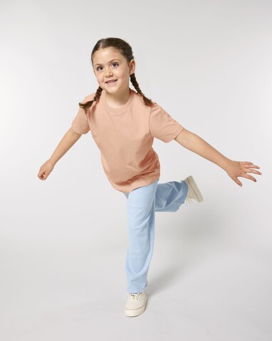 Mini Creator 2.0 - Das Iconic Kinder-T-Shirt - Fraiche Peche - 5-6/110-116cm bedrucken, Art.-Nr. STTK184C10105