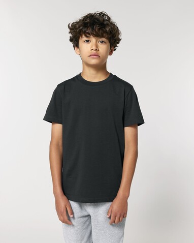 Mini Creator 2.0 - Das Iconic Kinder-T-Shirt - Black - 7-8/122-128cm bedrucken, Art.-Nr. STTK184C00207