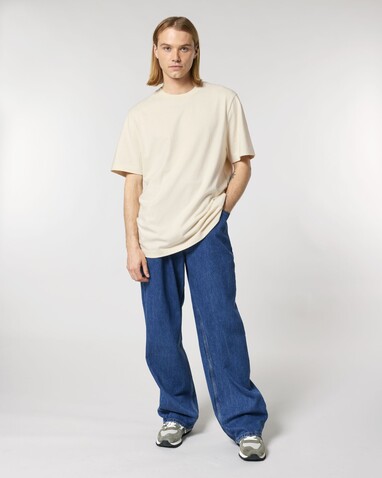 Sparker 2.0 - Das Relaxed Unisex-T-Shirt - Natural Raw - M bedrucken, Art.-Nr. STTU171C0541M