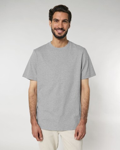 Sparker 2.0 - Das Relaxed Unisex-T-Shirt - Heather Grey - XXL bedrucken, Art.-Nr. STTU171C2502X
