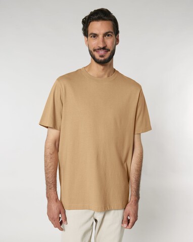 Sparker 2.0 - Das Relaxed Unisex-T-Shirt - Latte - M bedrucken, Art.-Nr. STTU171C1121M