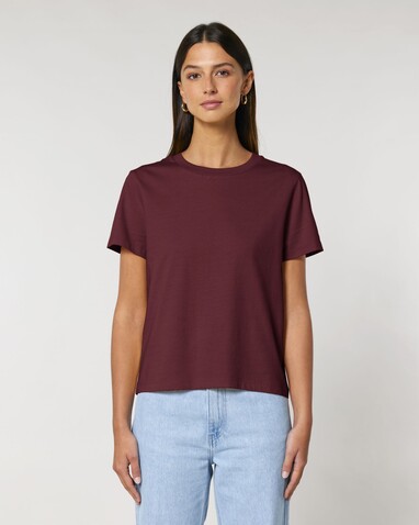 Stella Muser - Das Iconic Damen-T-Shirt - Burgundy - S bedrucken, Art.-Nr. STTW172C2441S