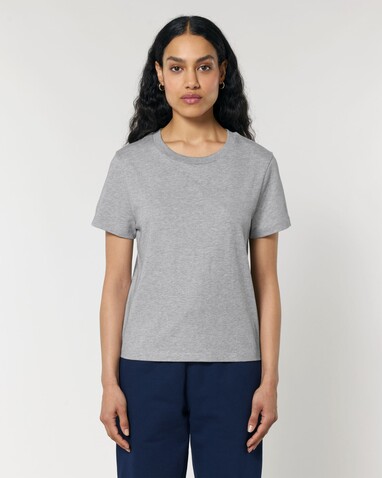 Stella Muser - Das Iconic Damen-T-Shirt - Heather Grey - L bedrucken, Art.-Nr. STTW172C2501L