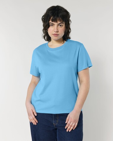 Stella Muser - Das Iconic Damen-T-Shirt - Aqua Blue - XXL bedrucken, Art.-Nr. STTW172C1452X