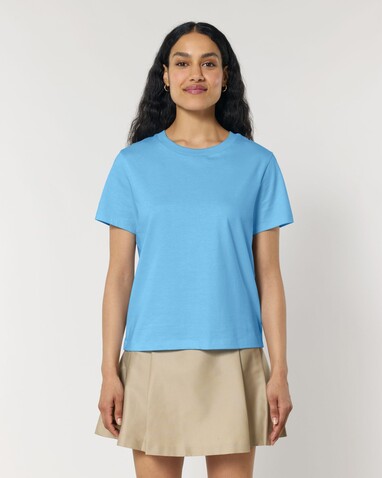 Stella Muser - Das Iconic Damen-T-Shirt - Aqua Blue - XXL bedrucken, Art.-Nr. STTW172C1452X