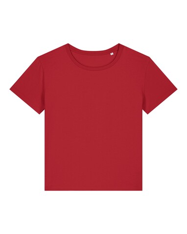 Stella Serena - Das Damen-T-Shirt mit weitem Rundhalsausschnitt - Red - L bedrucken, Art.-Nr. STTW173C0041L