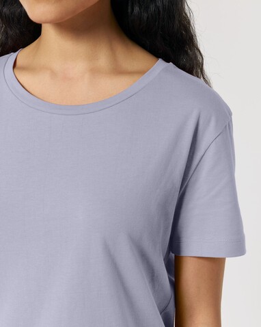 Stella Serena - Das Damen-T-Shirt mit weitem Rundhalsausschnitt - Lavender - XS bedrucken, Art.-Nr. STTW173C063XS