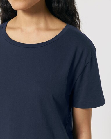 Stella Serena - Das Damen-T-Shirt mit weitem Rundhalsausschnitt - French Navy - XL bedrucken, Art.-Nr. STTW173C7271X Stella Serena - Das Damen-T-Shirt mit weitem Rundhalsausschnitt - French Navy - XL bedrucken, Art.-Nr. STTW173C7271X