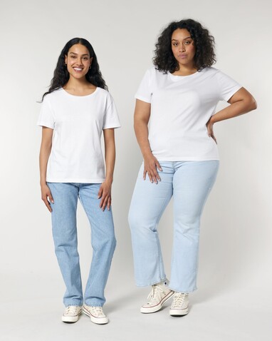 Stella Serena - Das Damen-T-Shirt mit weitem Rundhalsausschnitt - White - L bedrucken, Art.-Nr. STTW173C0011L