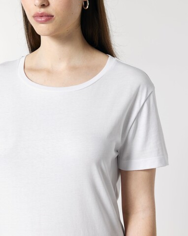 Stella Serena - Das Damen-T-Shirt mit weitem Rundhalsausschnitt - White - XXL bedrucken, Art.-Nr. STTW173C0012X