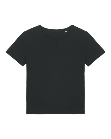 Stella Serena - Das Damen-T-Shirt mit weitem Rundhalsausschnitt - Black - L bedrucken, Art.-Nr. STTW173C0021L