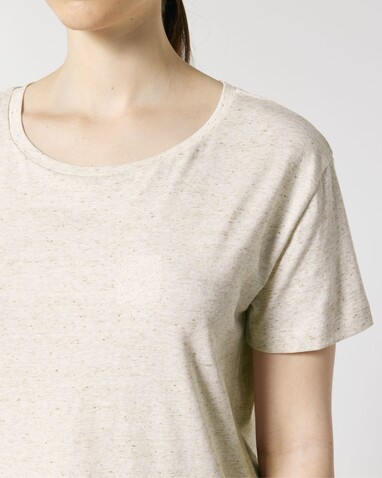 Stella Serena - Das Damen-T-Shirt mit weitem Rundhalsausschnitt - Eco Heather - XS bedrucken, Art.-Nr. STTW173C147XS