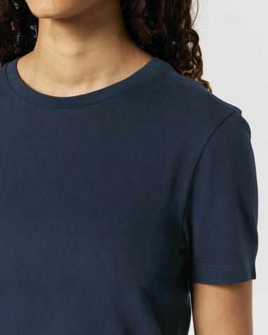 Stella Ella - Das kurze Fitted Damen-T-Shirt - French Navy - XXL bedrucken, Art.-Nr. STTW174C7272X