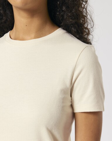 Stella Ella - Das kurze Fitted Damen-T-Shirt - Natural Raw - XS bedrucken, Art.-Nr. STTW174C054XS