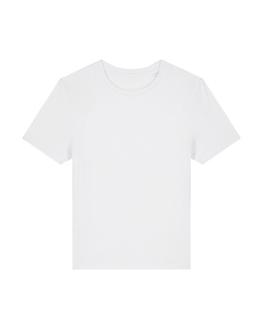 Stella Ella - Das kurze Fitted Damen-T-Shirt - White - L bedrucken, Art.-Nr. STTW174C0011L