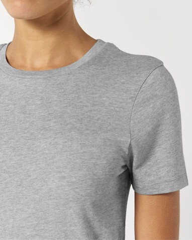 Stella Ella - Das kurze Fitted Damen-T-Shirt - Heather Grey - L bedrucken, Art.-Nr. STTW174C2501L Stella Ella - Das kurze Fitted Damen-T-Shirt - Heather Grey - L bedrucken, Art.-Nr. STTW174C2501L