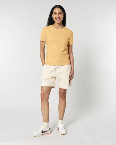 Stella Ella - Das kurze Fitted Damen-T-Shirt - Nispero - S bedrucken, Art.-Nr. STTW174C1421S Stella Ella - Das kurze Fitted Damen-T-Shirt - Nispero - S bedrucken, Art.-Nr. STTW174C1421S