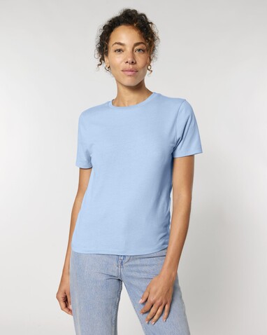 Stella Ella - Das kurze Fitted Damen-T-Shirt - Blue Soul - S bedrucken, Art.-Nr. STTW174C1491S Stella Ella - Das kurze Fitted Damen-T-Shirt - Blue Soul - S bedrucken, Art.-Nr. STTW174C1491S