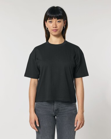 Stella Nova - Das Boxy Damen-T-Shirt - Black - XXL bedrucken, Art.-Nr. STTW175C0022X Stella Nova - Das Boxy Damen-T-Shirt - Black - XXL bedrucken, Art.-Nr. STTW175C0022X