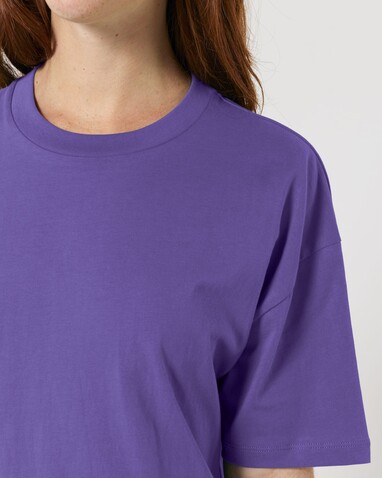 Stella Nova - Das Boxy Damen-T-Shirt - Purple Love - XS bedrucken, Art.-Nr. STTW175C115XS Stella Nova - Das Boxy Damen-T-Shirt - Purple Love - XS bedrucken, Art.-Nr. STTW175C115XS