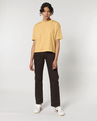 Stella Nova - Das Boxy Damen-T-Shirt - Nispero - XL bedrucken, Art.-Nr. STTW175C1421X
